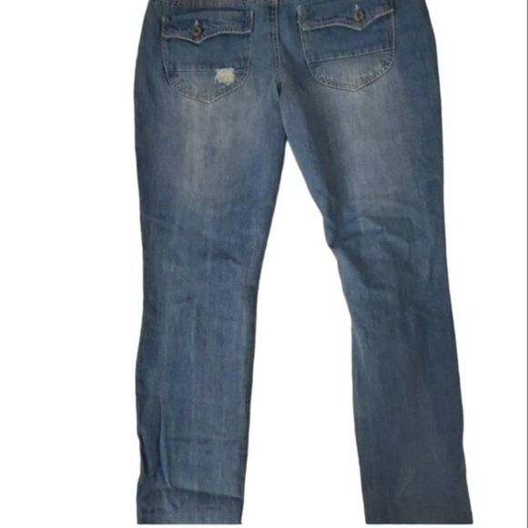 NWT LOVE, PEACE, HAPPINES, MUDD Size 11 skinny jeans - Picture 3 of 8